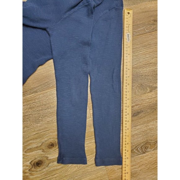 Christina Lehr Women's Size 2 Top Navy Waffle Long Sleeve T Shirt Lightweight - Picture 8 of 12